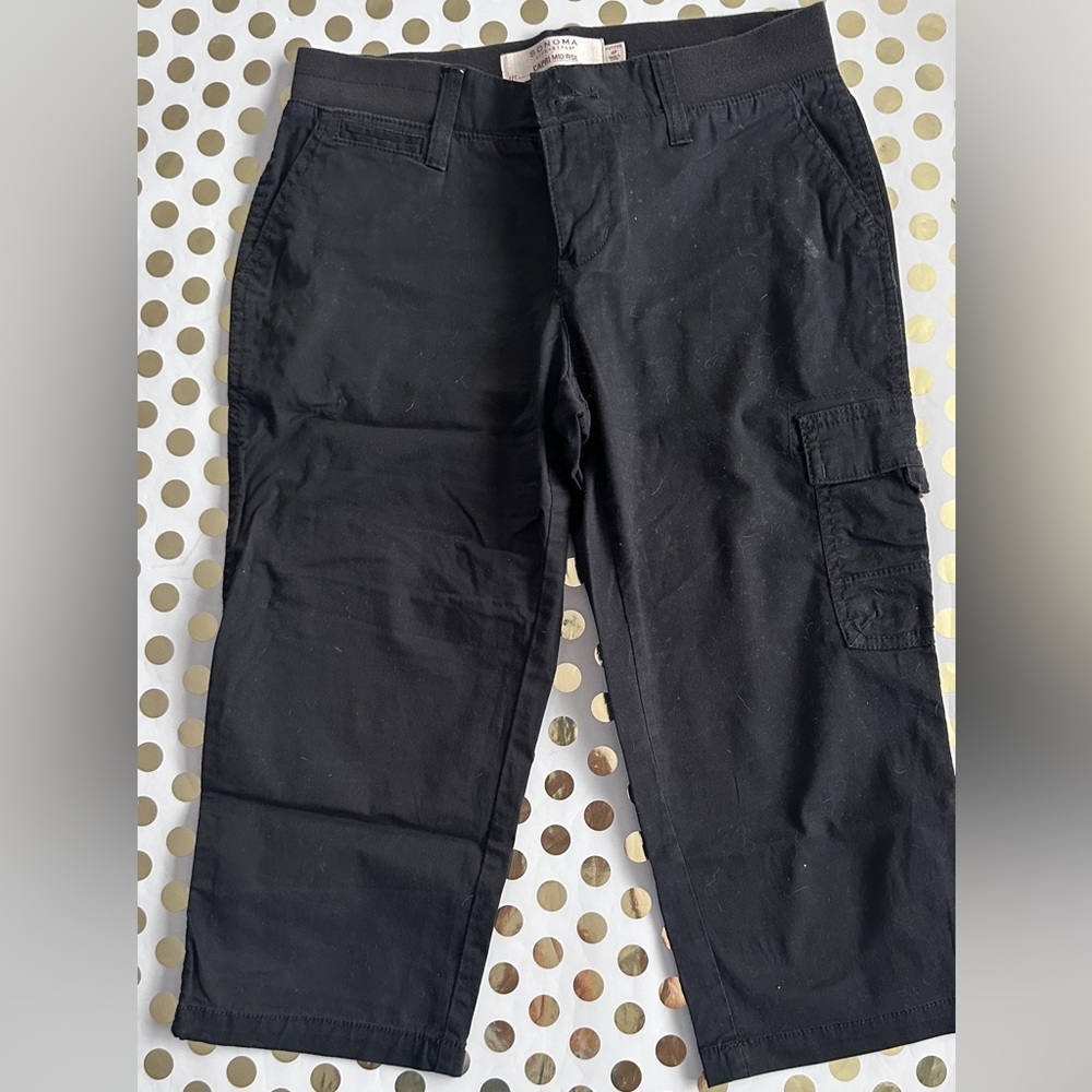 Sonoma Black Cargo Pants for Men